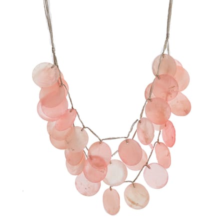 Behave - Ketting Dames - Roze - Schelp - 50 cm