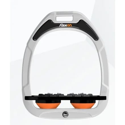 Ingebouwde Grip Steigern Wit/Zwart/Oranje Flex-On Green Composite