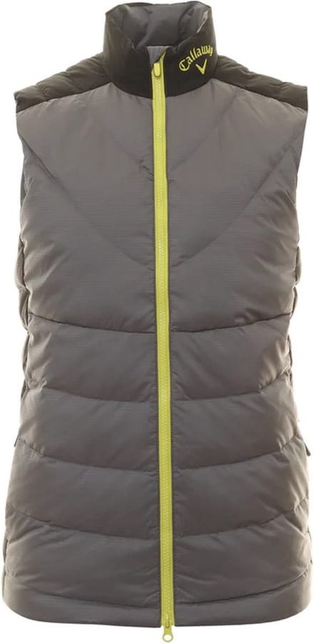 Callaway Quilted Premium Heren Bodywarmer Grijs Lime