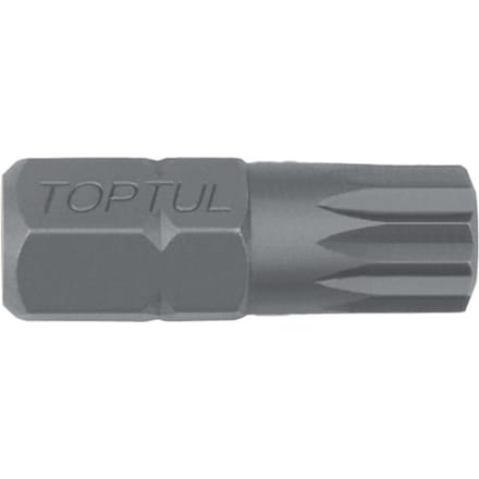 Zeskantschroevendraaierbit TORX TOPTUL 10 mm M8, 12-kant