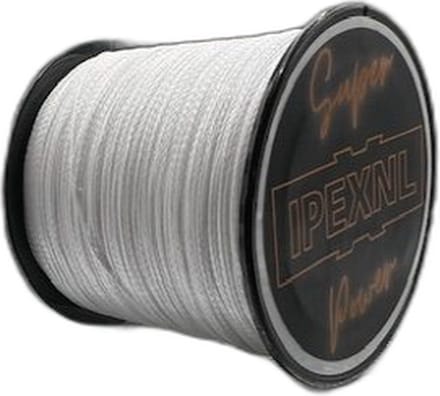 IPEXNL Super power 2 PE gevlochten super vislijn wit - 31.8kg - 0.45 mm van 300 meter type 7