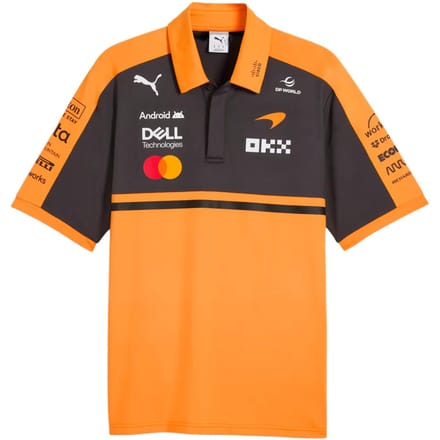 Puma Mclaren Replica Poloshirt Oranje M Man