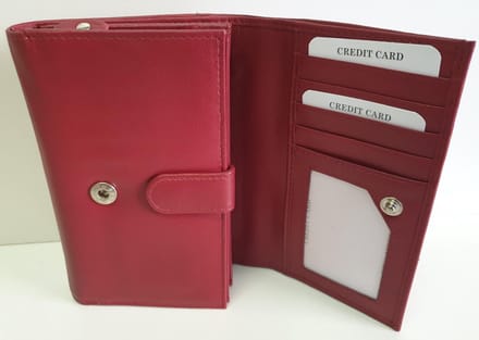 Dames Overslagportemonnee - Red