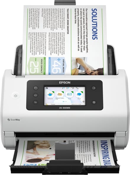 Epson WorkForce DS-900WN - Scanner - Sheetfeeder - Met Wi-Fi - Wit