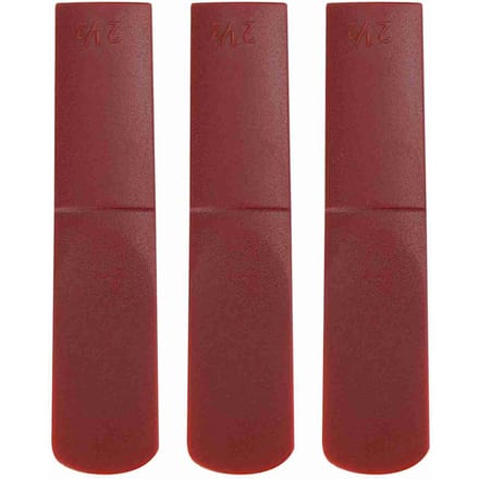 3 stuks Hars Altsaxofoon Mondstuk Riet 2.5 Onderdelen Reparatie Riet Accessoire Rood brown