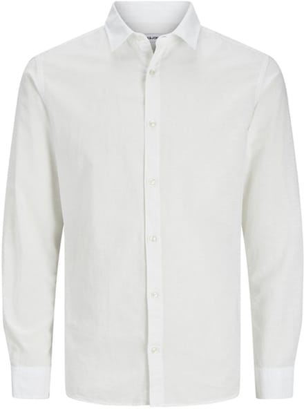 JACK&JONES - JJEBREEZE LINEN BLEND SHIRT LS MNI - Jongens - Overhemden