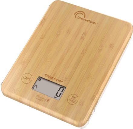 Little balance keukenweegschaal Slim Bamboe