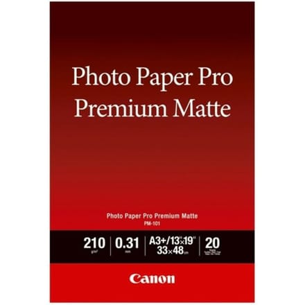 Canon Papier PM-101 / 8657B007 Premium Matte A3+ - 20 sheets