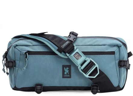 Chrome Kadet Nylon 9 - Schoudertas 43 cm (steel blue)