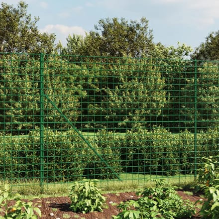 vidaXL - Draadgaashek - met - grondankers - 1,8x10 - m - groen