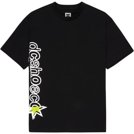 Dc Shoes Shock Side T-shirt Met Korte Mouwen Zwart S Man