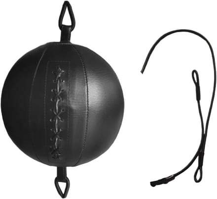 Boksen Reflex Bal - Hand-Oog Trainer - Reactie Tijd Verbeteren - Verstelbare Hoofdband - 20cm Bal Diameter - Zwart