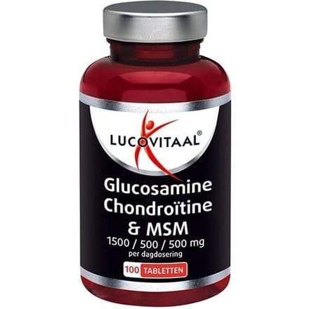 Lucovitaal - Voedingssupplementen - Glucosamine / Chondroïtine / msm - 100 tabletten