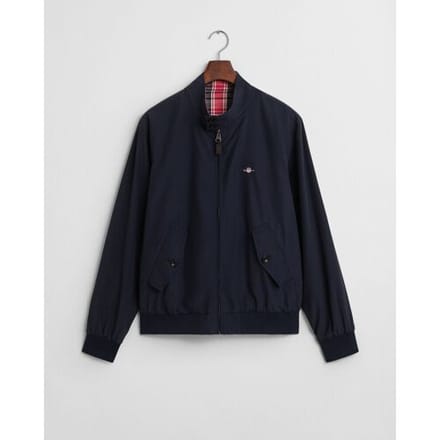 Gant Reversible Harrington Jacket Classic Blue / male