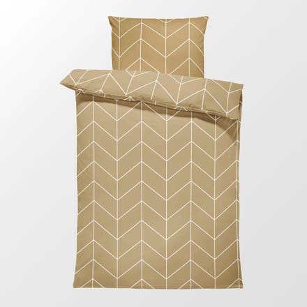 Dekbedovertrek 100% Katoen Premium - 140 x 200cm - 1 persoon - Grate Gold