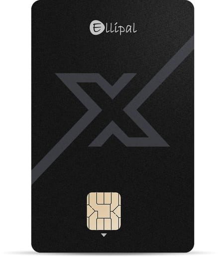 Ellipal X Card (incl. X Starter) - Hardware Wallet - Air-Gapped Security - CC EAL6+ Chip - Crypto Cold Storage