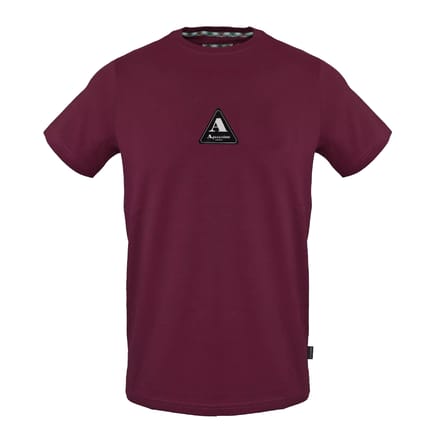Aquascutum Heren borst Logo T-Shirt (Rood)