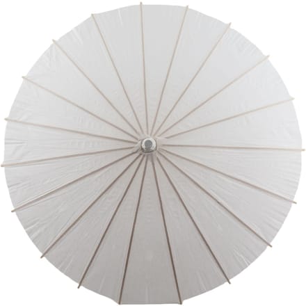 Parapluie décoratif en papier blanc, accessoire photo/cosplay pour école ou école. Diameter 60cm white