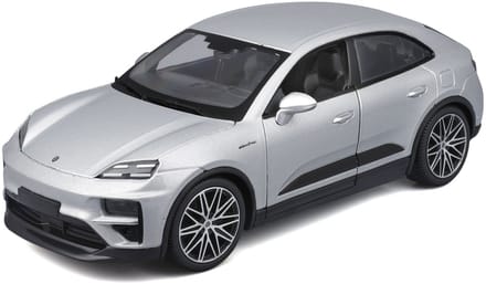 Bburago Modelauto - Porsche Macan - zilver - 19 x 8 x 5 cm - schaalmodel - speelgoedauto