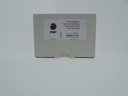 Jaga / drayton thermostaatkop voor CV - chroom/wit