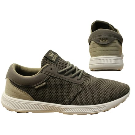 Supra Hammer Run Grijs Mesh Lace Up Casual Heren Hardlooptrainers 08128 036 B84D