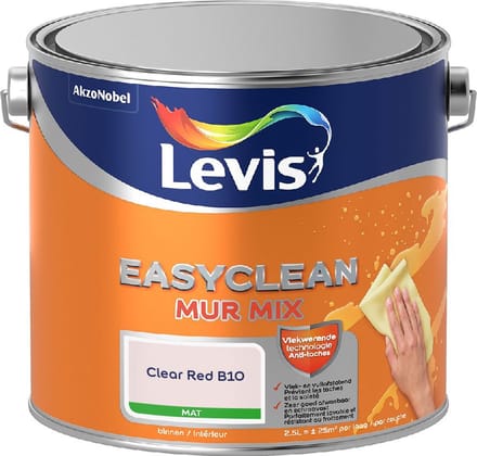 Levis - Easyclean Mur Mat Mix - Clear Red B10 - Mengverf - 2,5 L
