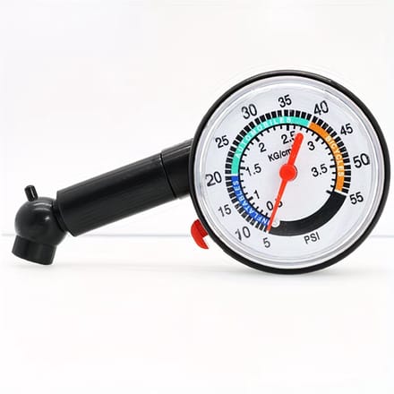 DW4Trading Bandenspanningsmeter Meetbereik 0-4 Bar Houd Meting Vast - Compact Formaat