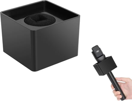 Microfoon Vlaggenstation - Interview Station - Professionele Opnames - Universele Compatibiliteit - 67x67x51cm - Zwart