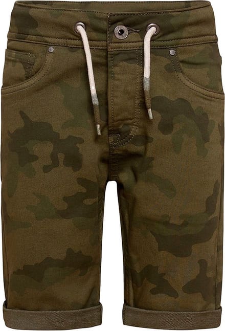 Pepe Jeans Joe Camo Korte Broek Groen 8 Years Jongen