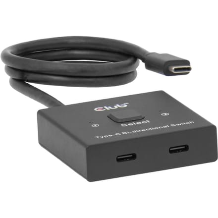 Club 3D CSV-2511 - video switch - bi-directional + data + PD - 2 ports