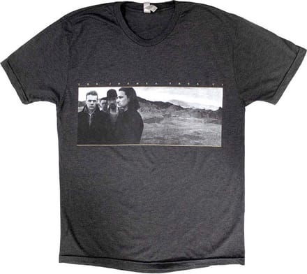 U2 - Joshua Tree Dates 2017 Heren T-shirt - S - Grijs