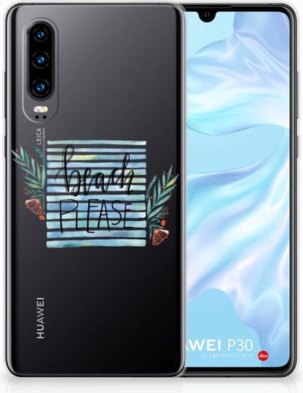 Huawei P30 Telefoonhoesje met Naam Boho Beach