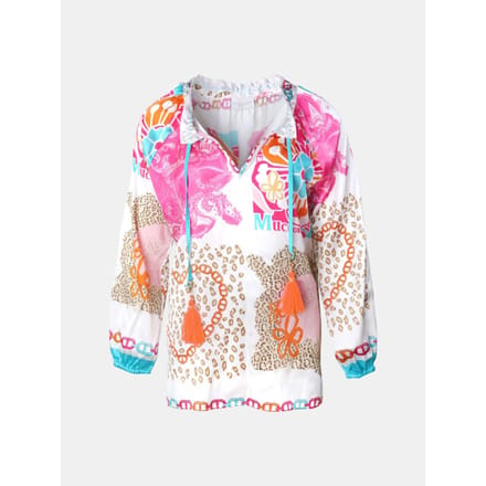 Mucho Gusto ® blouse milano luipaard hart paisleyprint