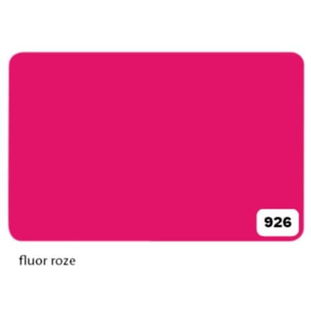Etalagekarton Folia 1-zijdig 48x68cm 380gr nr926 fluor roze