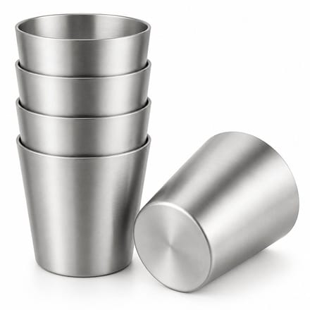 My Green Deal - RVS Bekers Set – 5 stuks