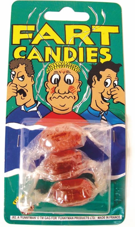 grappige stink snoepjes - 3 stuks