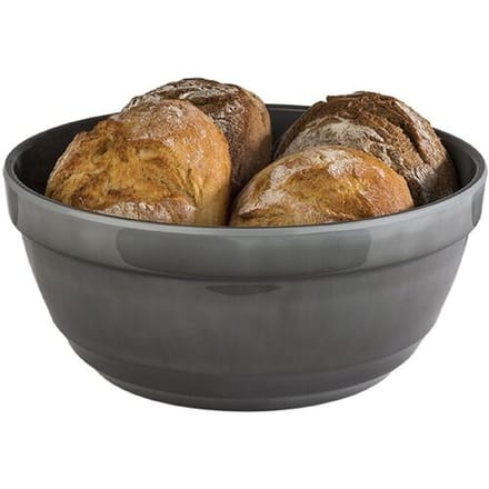 GGM Gastro (6 Stück) Schale - EMMA - Melamin - 2,3 Liter - Ø 230mm - Grau