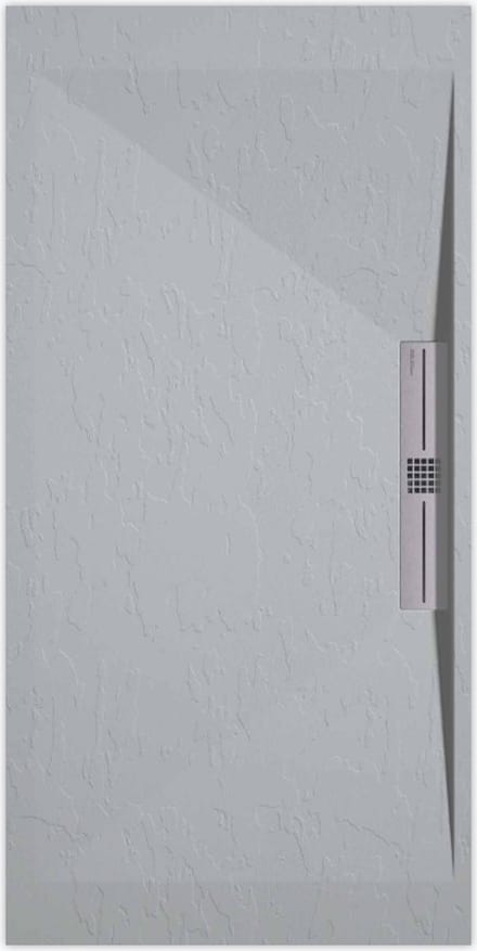 Sanifun douchebak Stone Side Gray 7035 Slate 1400 x 700 S