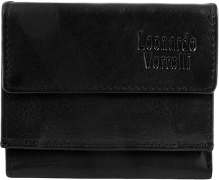 Leonardo Verrelli Herenportemonnee horizontaal echt leer Freddy, duurzaam