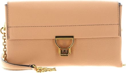 COCCINELLE Leren Schoudertas Arlettis Handbag Toasted Beige