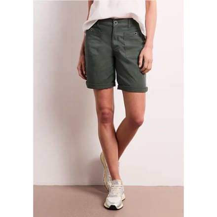Straight Legs bermuda met omslag