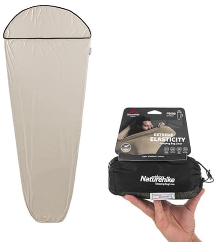 Elastische, Lichtgewicht en Compacte Slaapzak Voering voor Backpacken en Kamperen