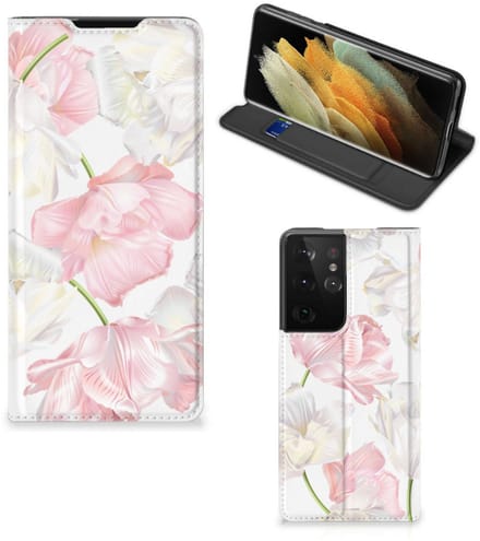 Samsung Galaxy S21 Ultra Smart Cover Lovely Flowers
