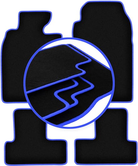 CARLUX-BLUE automatten voor: Mini Cooper R53 hatchback (2001-2006)