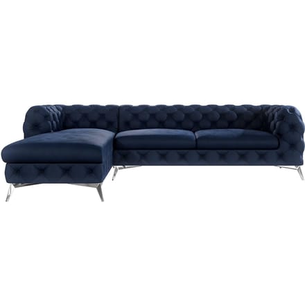 Hoekbank Noralie links velvet | Ropez