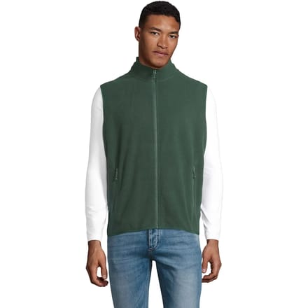 SOL'S Unisex Factor Zipped Fleece Bodywarmer L03822 - Forest Green - L