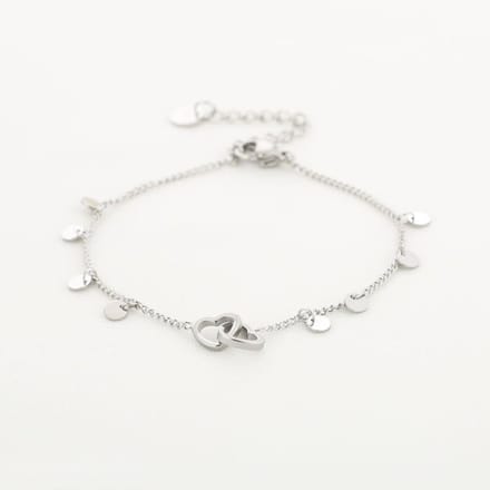 Friendship bracelet zilver armbandje- trendy- kerst- sint- moederdag