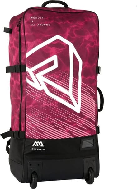 SUP board premium rugzak op wielen Aqua Marina 90 L - Raspberry kleur