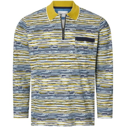 Babista herren Poloshirt Met Lange Mouwen - 48/50 - geel - Plus Size