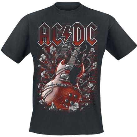 AC/DC T-shirt - Breaking The Wall - S tot 4XL - voor Mannen - zwart